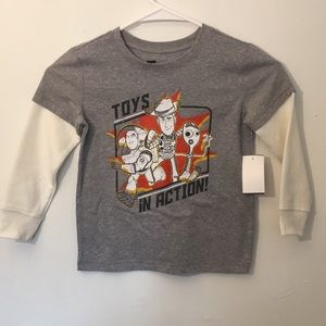 Boys Toy Story Thermal Sleeve Tee
